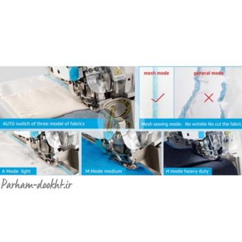 چرخ خیاطی سردوز 4 نخ کامپیوتری جک مدل C6-4